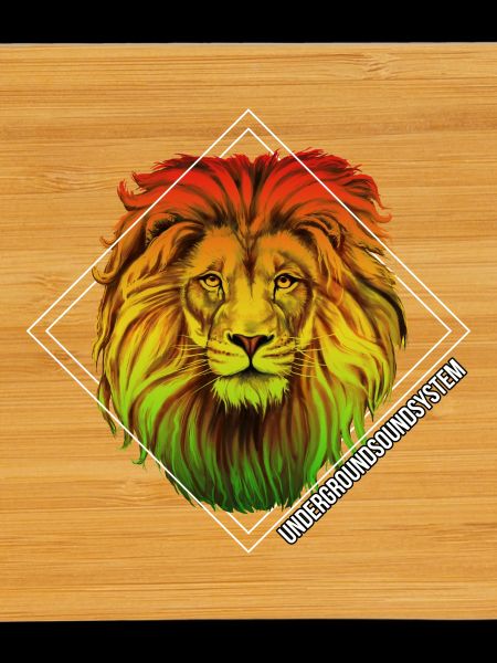 Regenbogenlöwe Diamond Muster