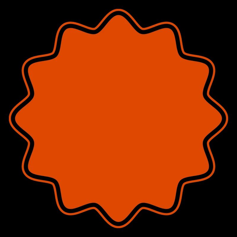 Emblem | Form | Stern runde Ecken (Vectorgraphic)