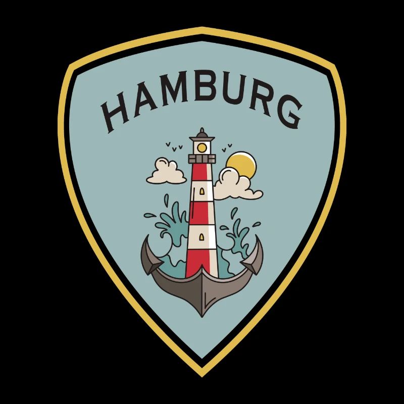 Hamburg crest design