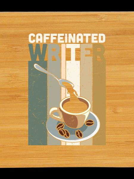 Caffeinated Writer Writing Novel Writer