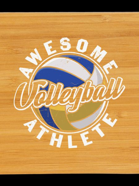 Athlète de volleyball génial