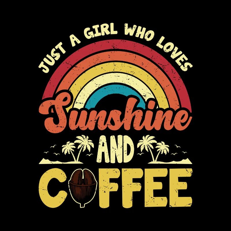 Nur ein Mädchen, das Kaffeedesign liebt