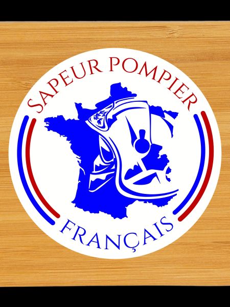 Écusson Sapeur-Pompier Français Bleu