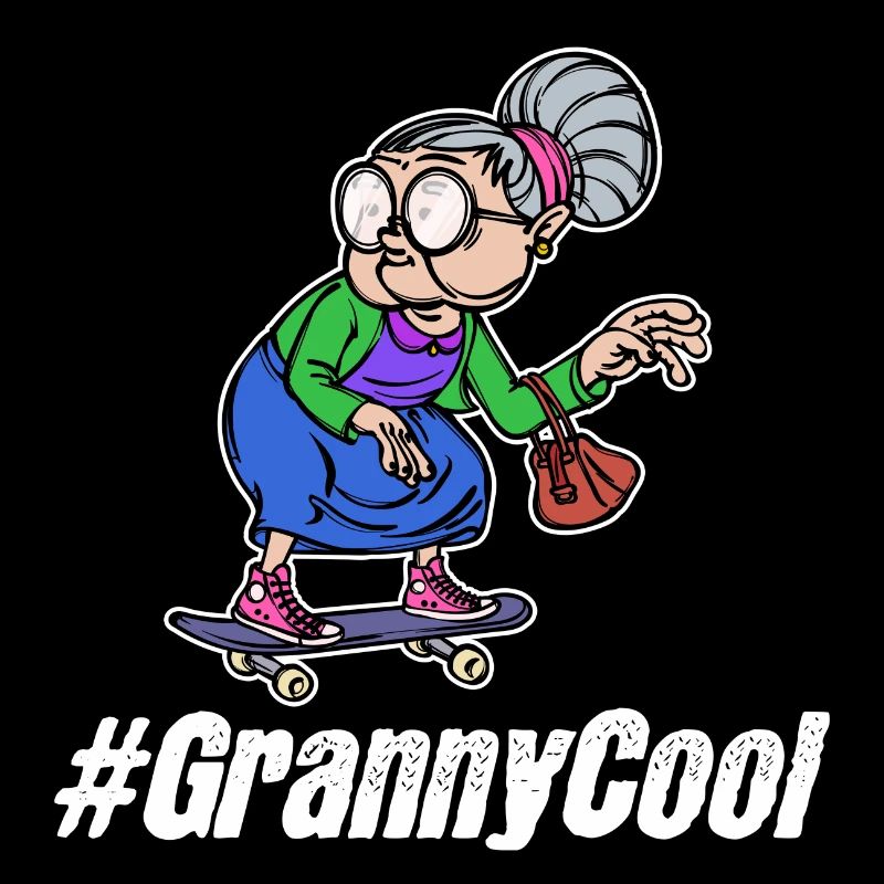 Cool Oma Brille Großmutter Statement Alte Frau