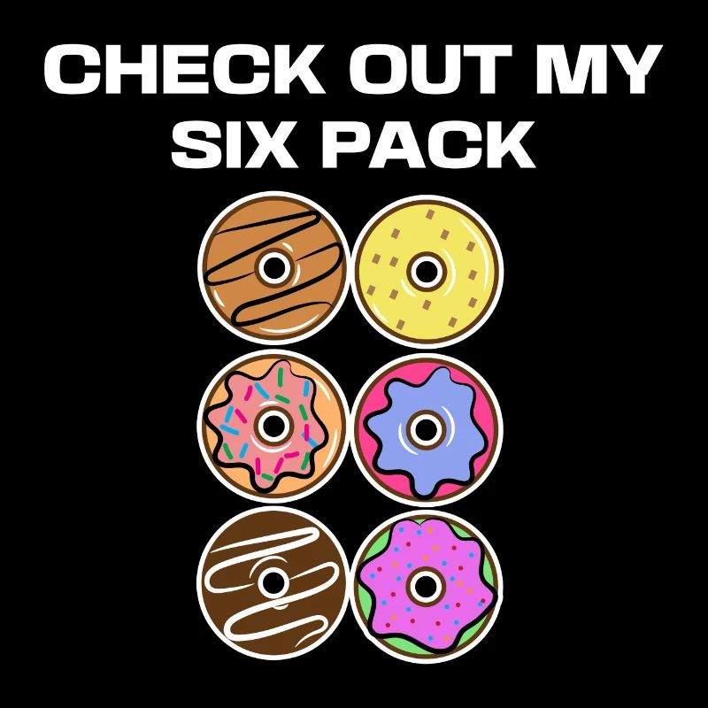 Bonbons Snacking Delicious Funny Donut Statement