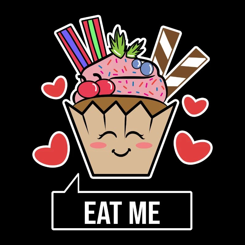 Sweets Sweet Tooth Statement Délicieux Cupcake