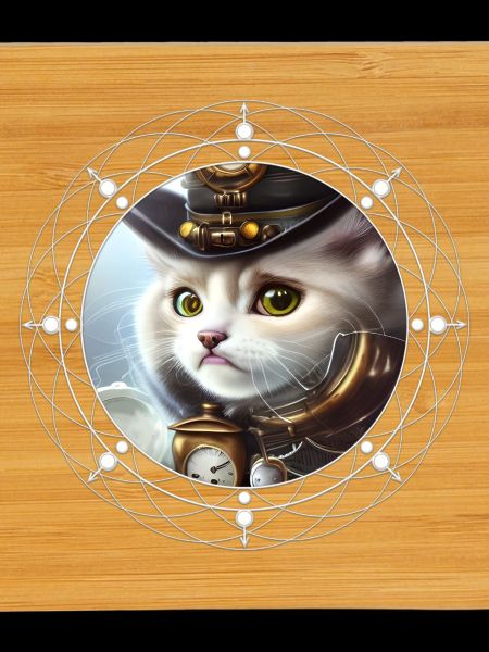Chaton steampunk mignon