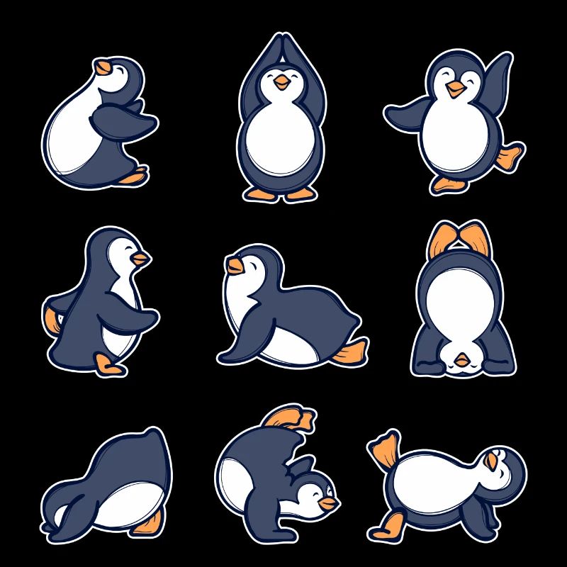 Cool Tier Tanzen Pinguin Seevogel Antarktis