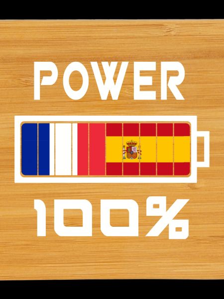 Spain and France Power 100%
