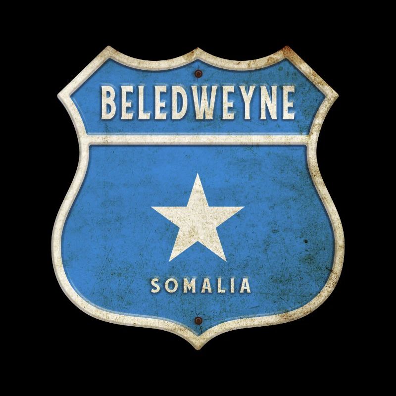 Beledweyne Somalia Crest Flag Design