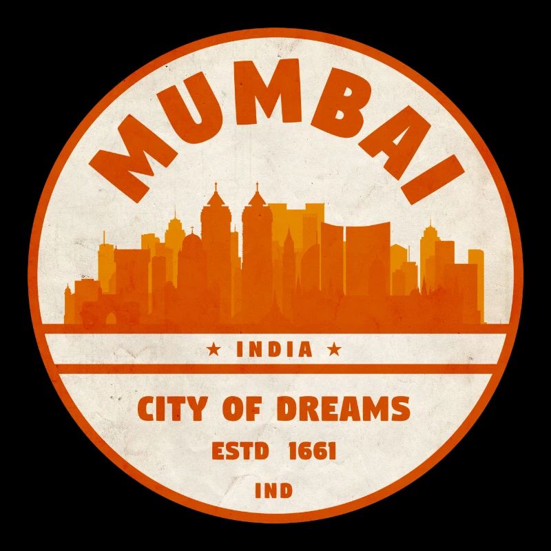 Mumbai India Skyline