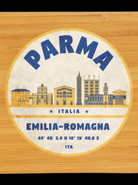 Parma Skyline Emilia Romagna Sticker