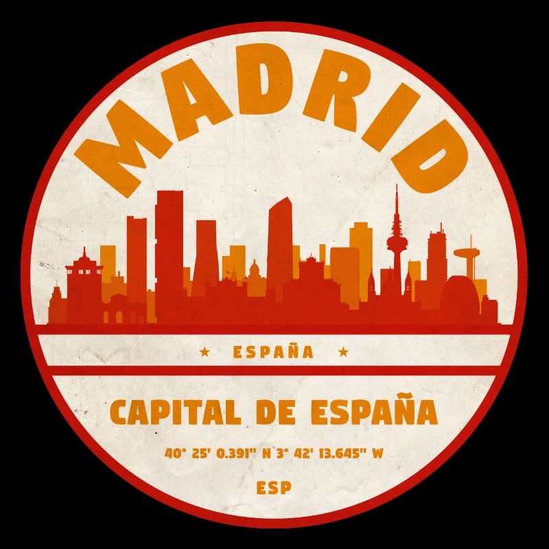 Cercle Vintage de la Skyline de Madrid