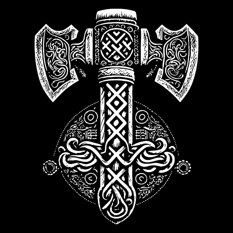 Symbol der Wikinger Mjöllnir