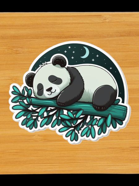 Panda endormi