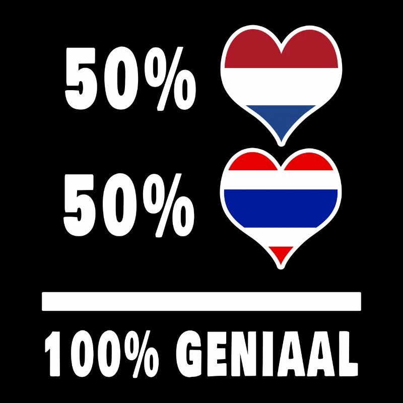 Thaïlande et Pays-Bas 100% Genius flag