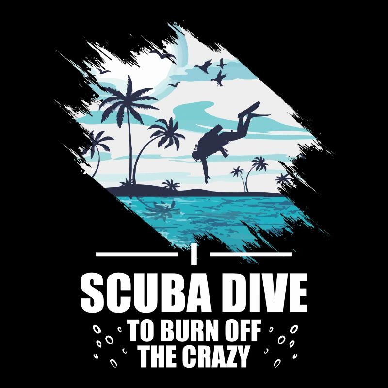Scuba Diver Speerfischen Design
