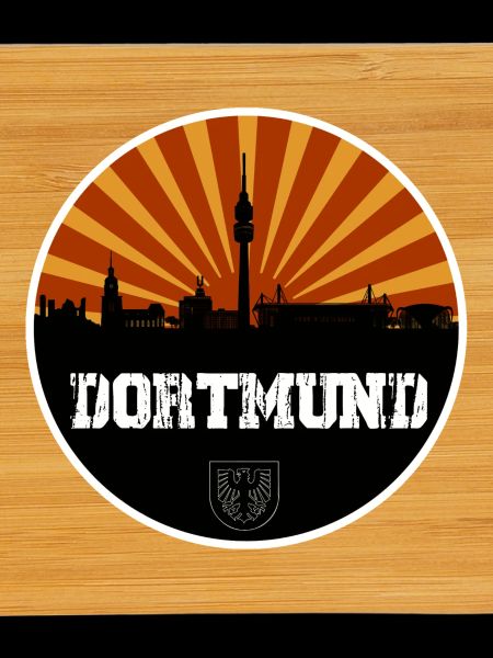 Dortmund Skyline Retro