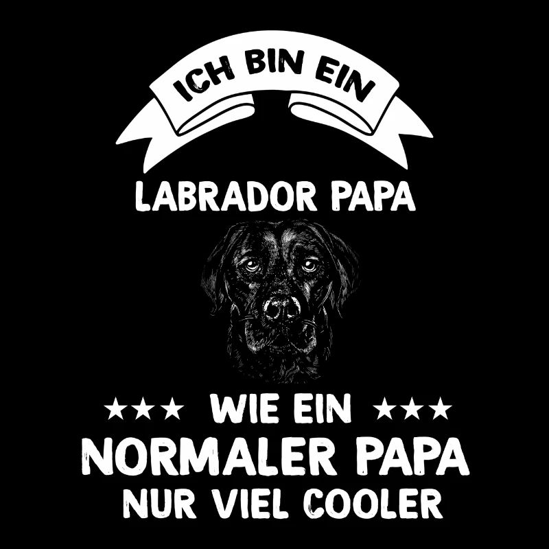 Ich bin ein Labrador Papa Hunde Design