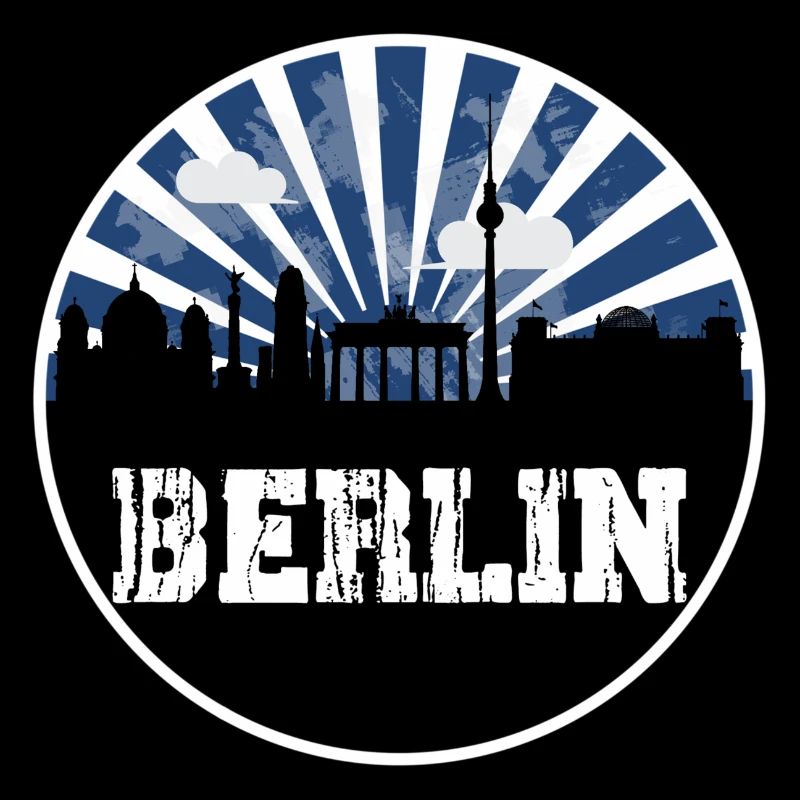 Berlin Skyline Blue Hour