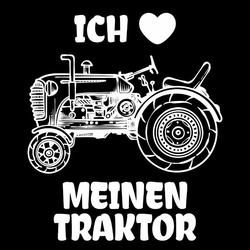 Herz Bauer Statement Ich Liebe Traktor Bauernhof