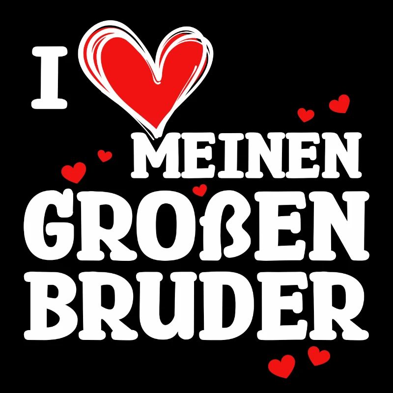 Herz Stolzer Großer Bruder Statement Bruderherz