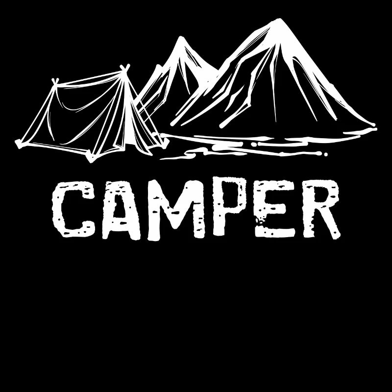 Camper Saying Camping Bethe Tents Hikers