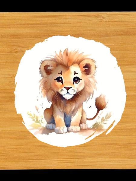 Aquarelle Lion