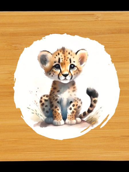 Aquarelle Guépard