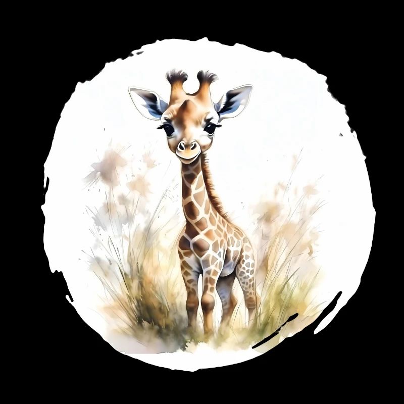 Watercolor Giraffe