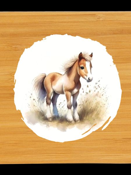 Fohlen Aquarell