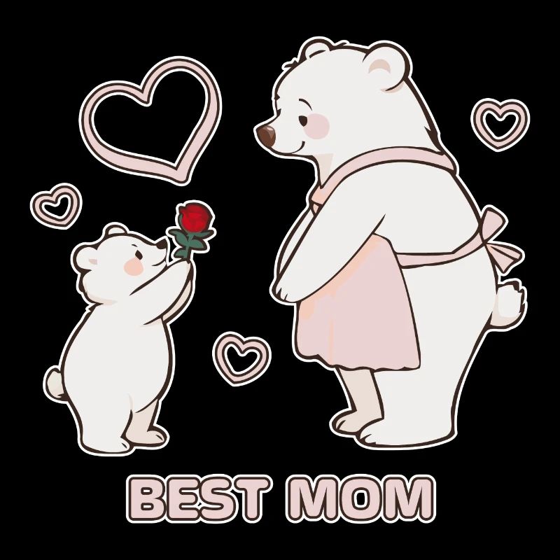 Bären Herzen Beste Mutter Muttertag