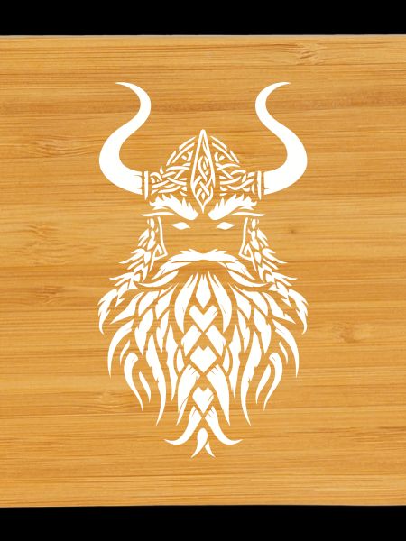 Viking warrior head