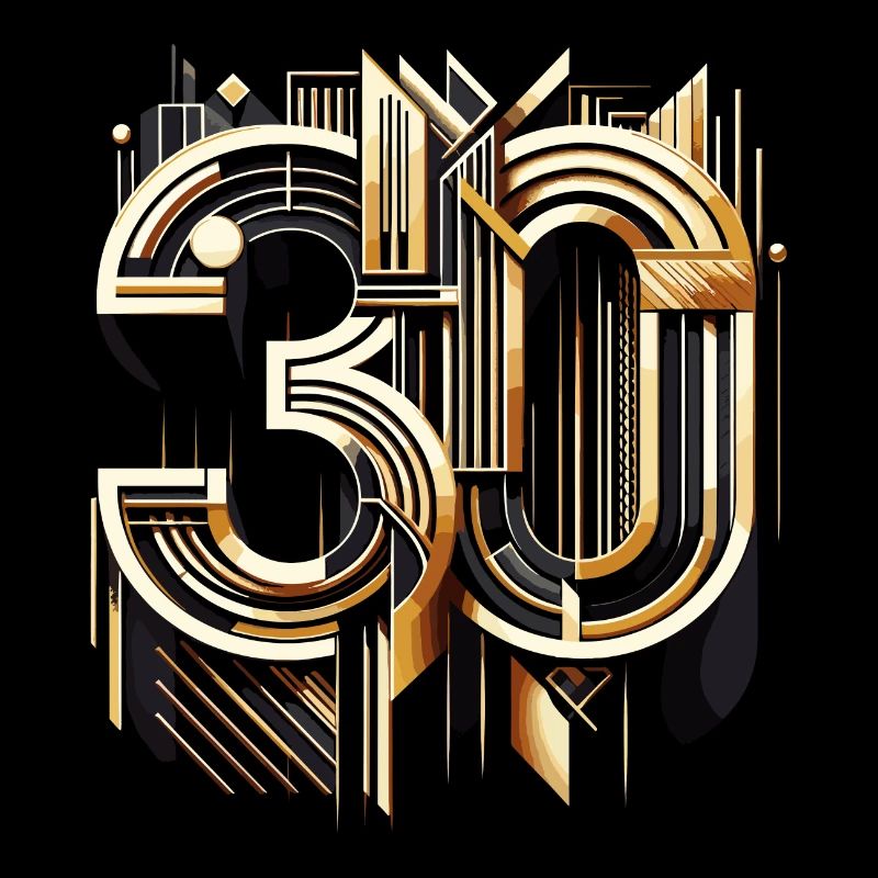 30 ans or moderne 30e cadeau d’anniversaire