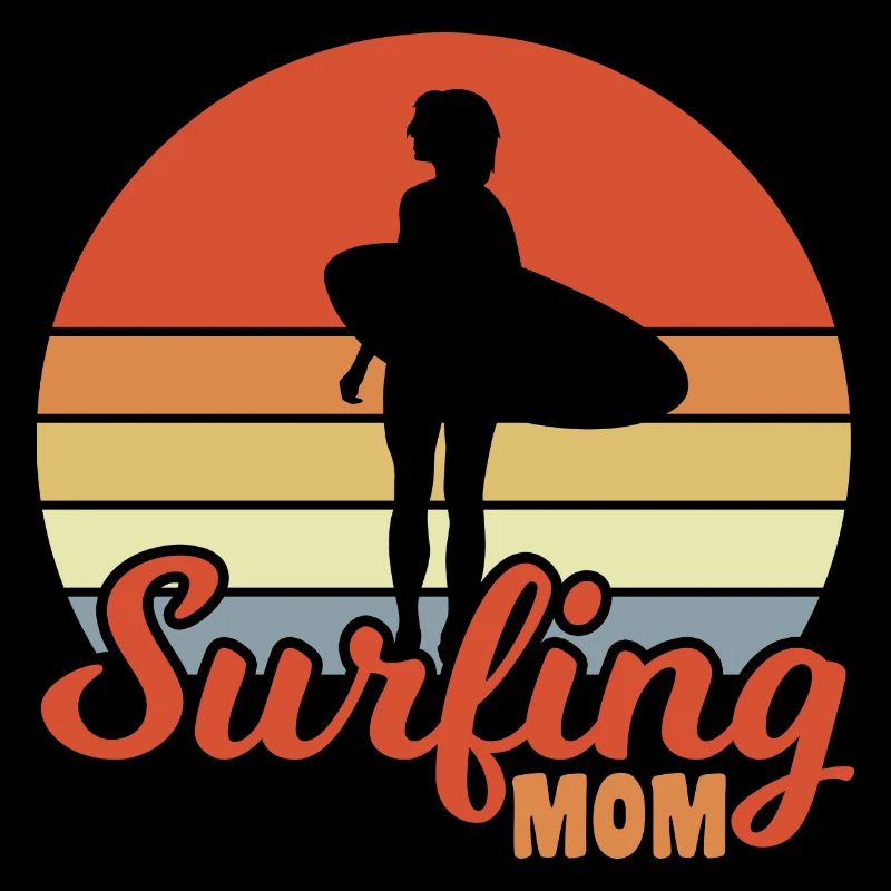 Surfing Mom