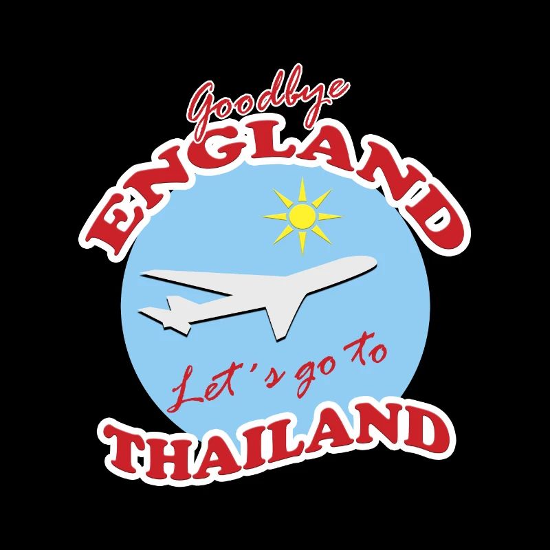 Thaïlande Voyage Adieu Conception d’Avion