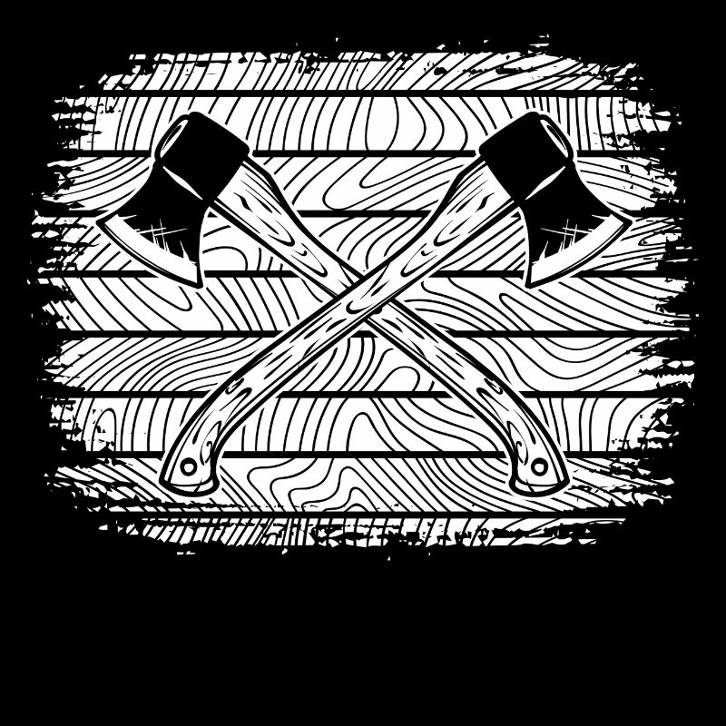 hache, bûcheron, menuiserie, menuiserie, menuiserie, forestier,