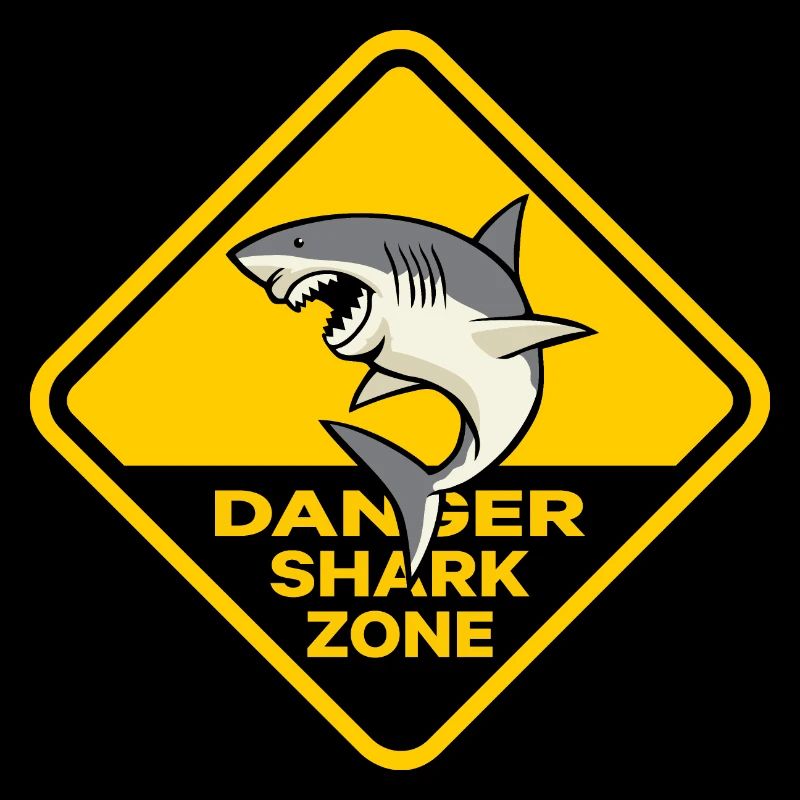Zone de requins dangereux
