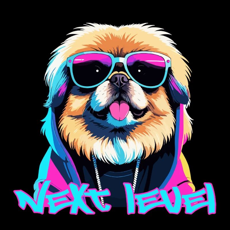 Pékinois Next Level Lion chien cadeau
