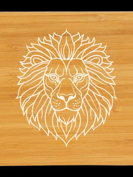Psychedelic Lion Mandala