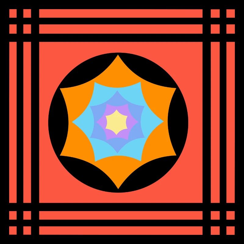 Colour games with a star