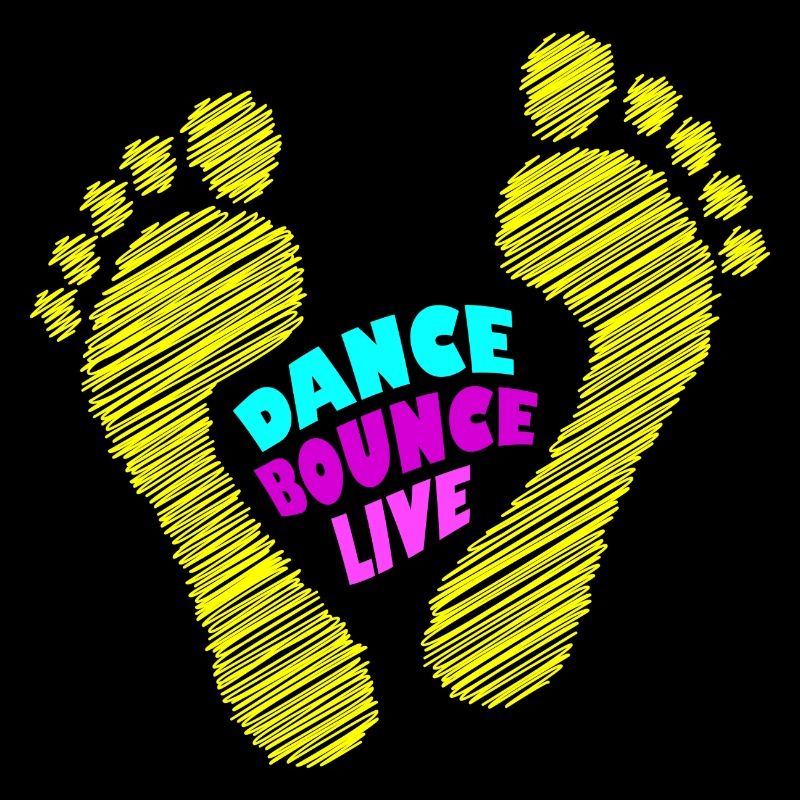 Dance Bounce Live barefoot NEON gelb
