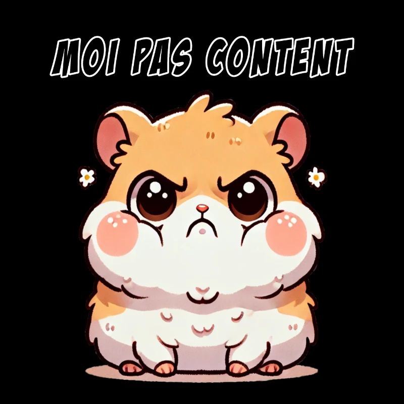 Hamster "Moi pas content"