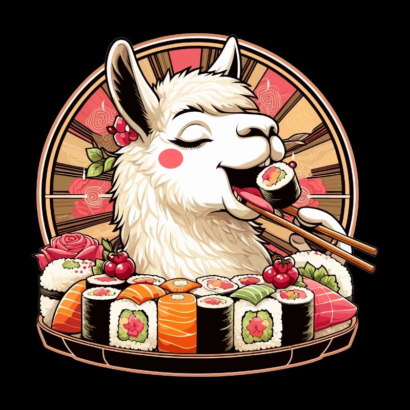 Sushi Lama Maki Geschenk
