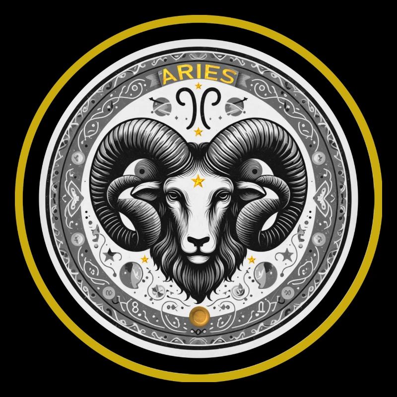 Widder Zodiac Sternzeichen Widder Ornament