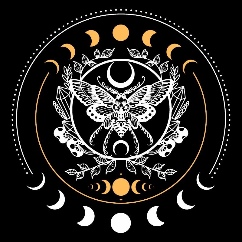 Celestial Moth Mandala
