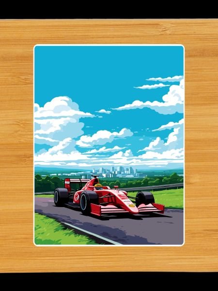 Lebendiges Formel-Rennwagen-Design