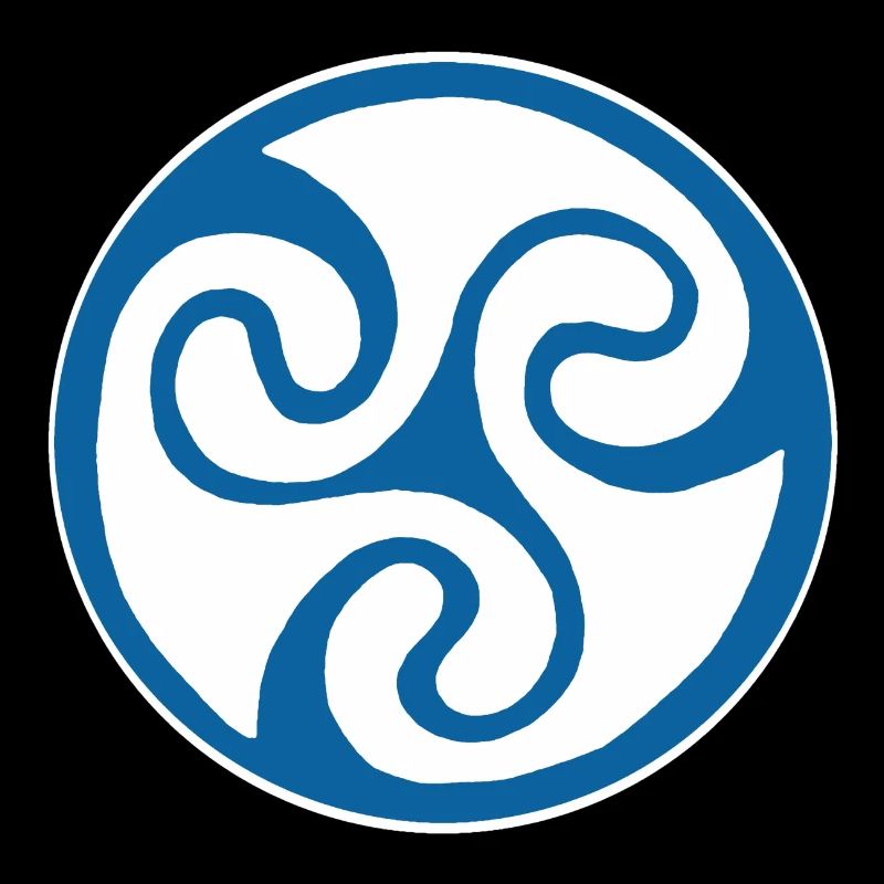 Blue Celtic symbol