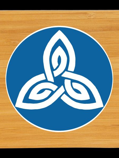 Fleur celte bleu