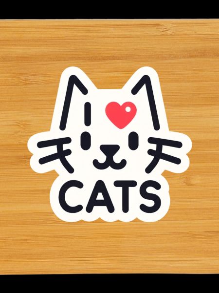 Charming cat love
